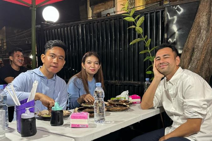 Momen Gibran Rakabuming Raka dan Selvi Ananda makan di Rojo Sambel ditemani Raffi Ahmad