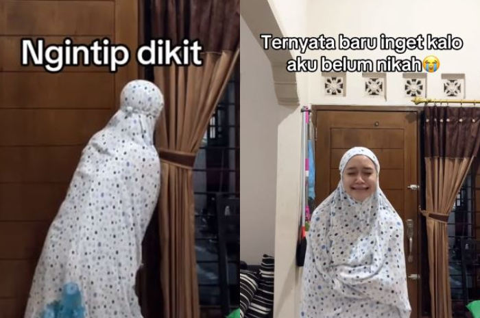 Wanita Ini Lupa Kalau Belum Nikah Setelah Ikut Tren Prank Kagetin Suami