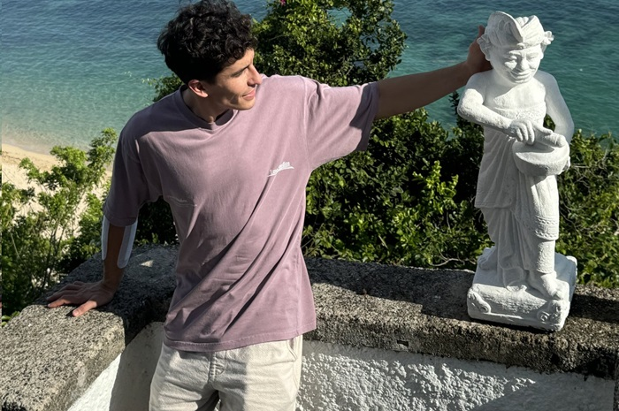 Momen Marc Marquez liburan ke Bali setelah MotoGP 2023, ketemu pemotor yang begini.