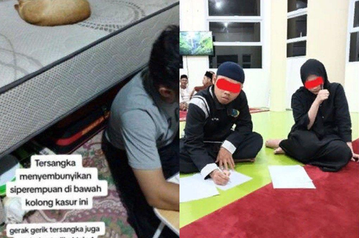 Drama mahasiswa Universitas Andalas (Unand) saat digerebek.