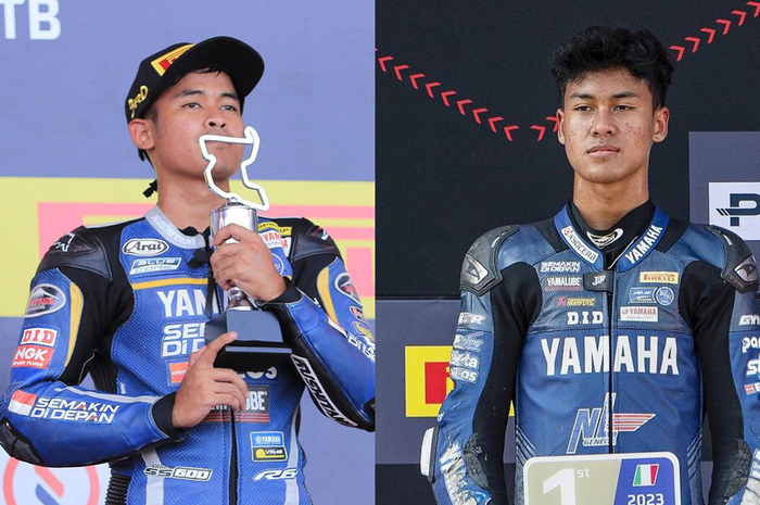 Galang Hendra dan Aldi Satya Mahendra jadi kakak-adik pertama asal Indonesia yang sama-sama balap dunia di kelas yang sama. 
