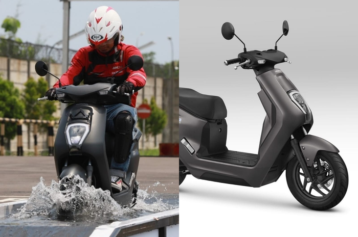 Kira-kira motor listrik Honda EM1 e: bisa terobos air banjir?