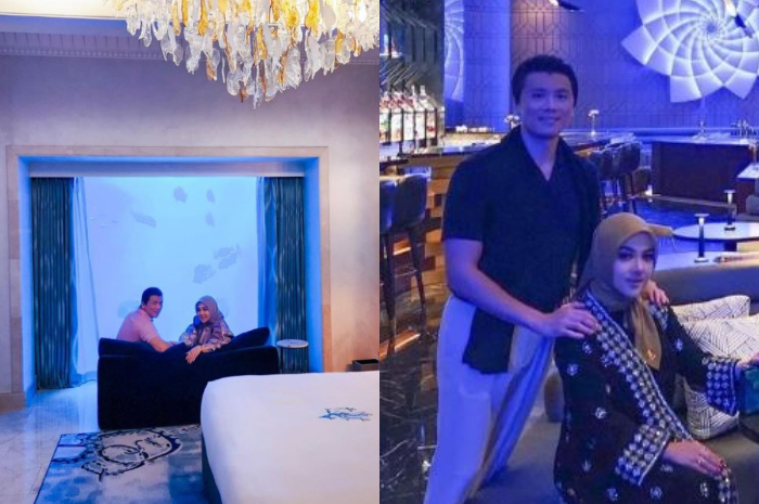 Syahrini dan Reino Barack kini tengah berada di Dubai