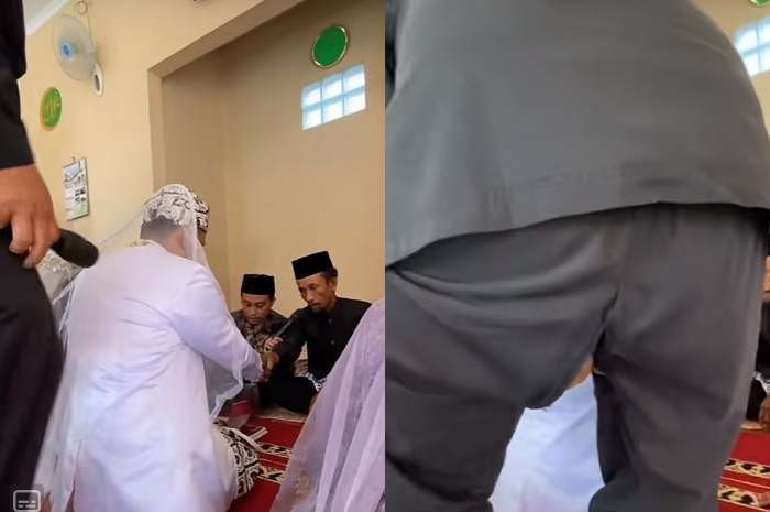 Momen kocak saat akad nikah viral di TikTok