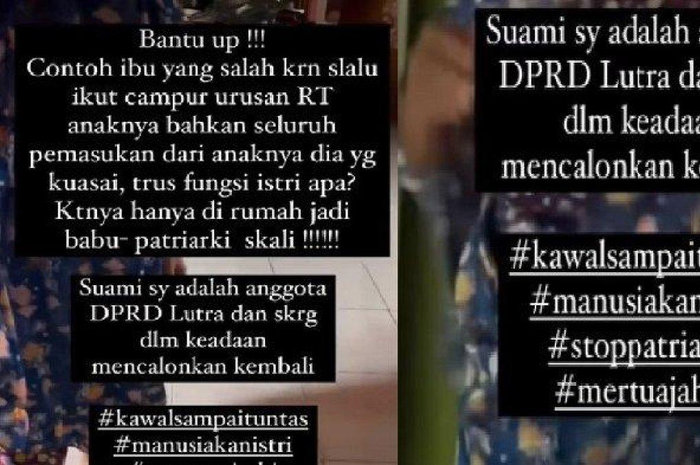 Istricaleg ngamuk dengan ibu mertuanya 