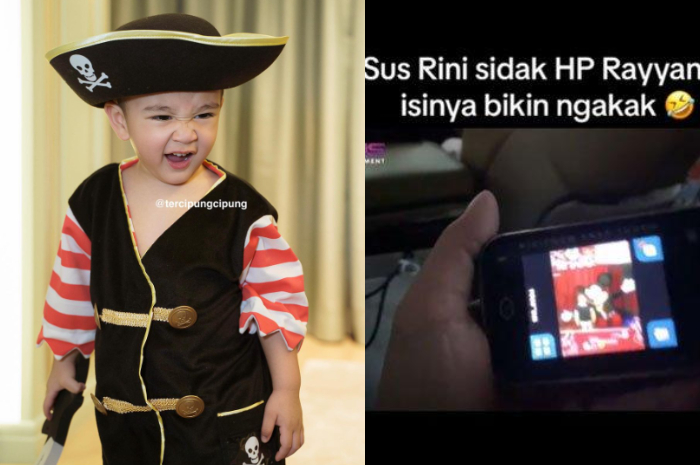 Isi HP Rayyanza disidak Sus Rini.