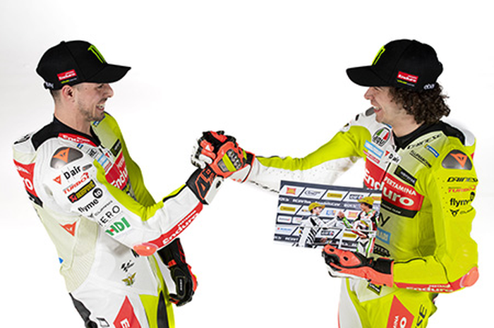 Marco Bezzecchi dan Fabio Di Giannantonio duel sengint 2015-2023 malah satu kandang di Pertamina Enduro VR46 Racing MotoGP 2024
