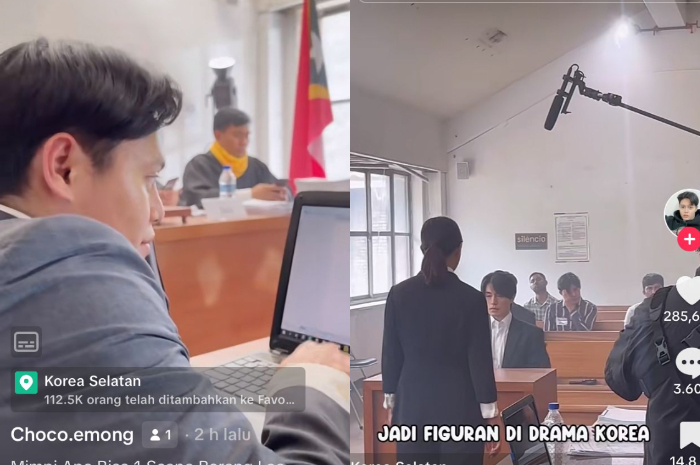 pria asal Indonesia jadi pemeran figuran drama korea A Shop for Killer yang dibintangi Lee Dong Wook