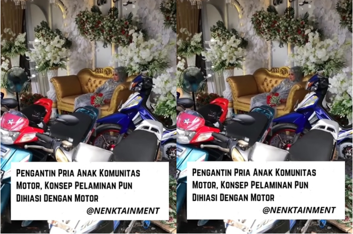 Panggung pelaminan disindir mirip parkiran