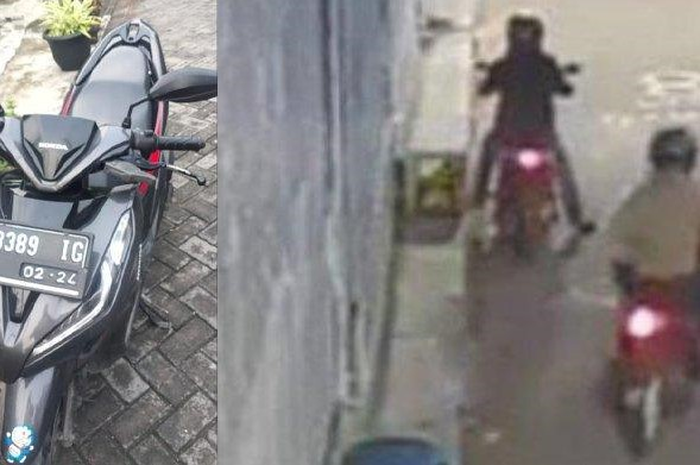 Aksi maling motor beraksi di perumahan di Surabaya, sebulan tiga motor hilang.