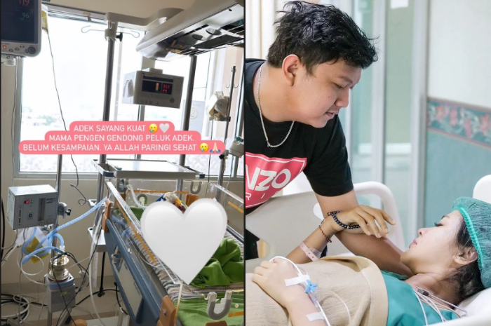 Kesedihan Bella Bonita usai melahirkan sang anak pertama.