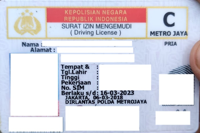 Foto ilustrasi SIM C. Begini aturan yang menjelaskan perpanjang SIM mati bisa atau enggak.