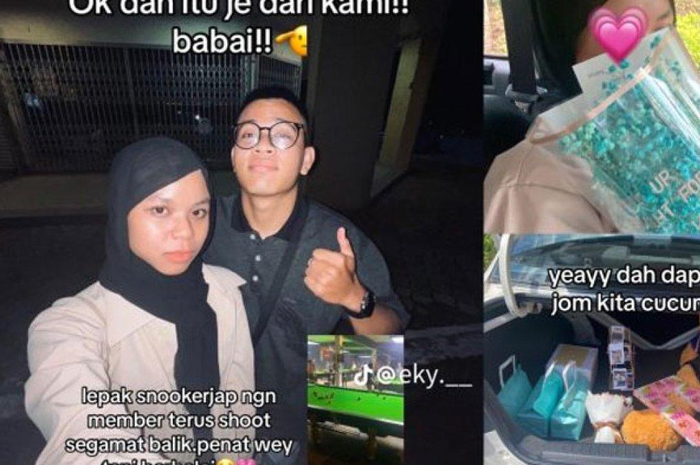 Gadis beruntung dapat 21 hadiah dari pacar 