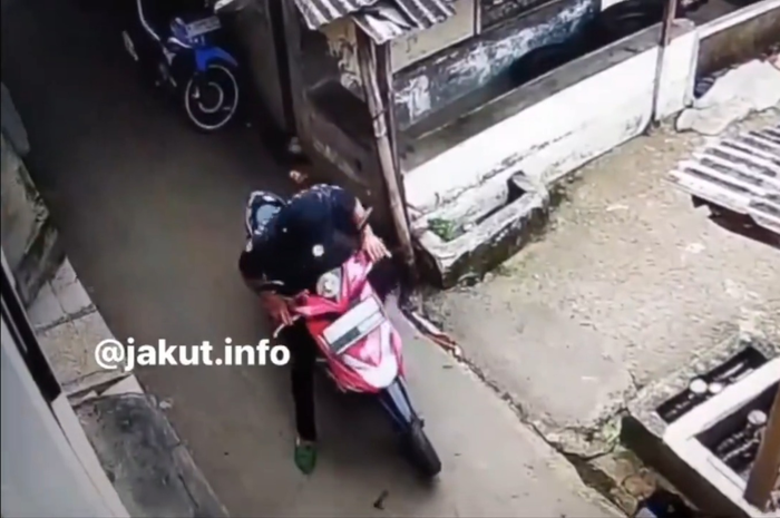 Maling gagal bawa kabur motor karena barang Rp 20 ribuan terpasang