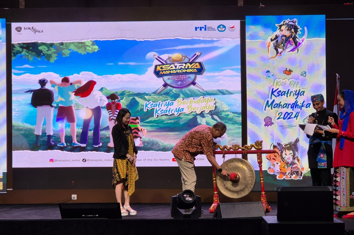 Kick off rangkaian acara Ksatria Mahardhika yang dilakukan di gedung RRI, Jakarta