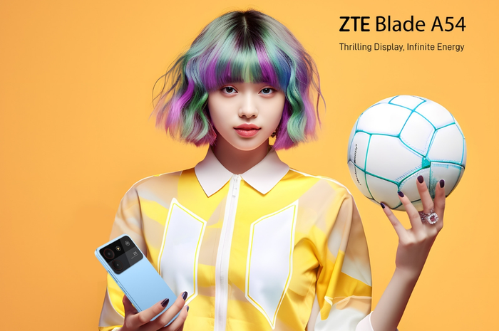 ZTE Blade A54, HP harga 1 juta resmi Hadir di Indonesia membawa layar 6.6 inch dan RAM 4+4 GB