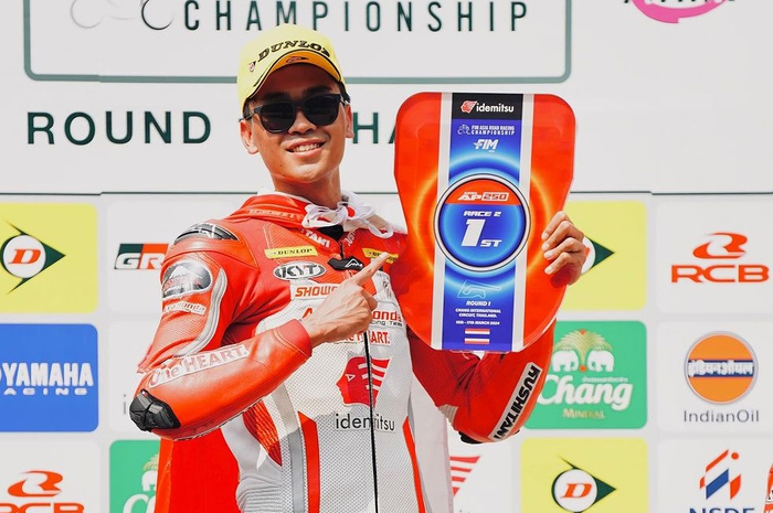 Herjun Atna Firdaus, meraih dua podium di ARRC Thailand 2024 dan puncakki klasemen sementara. 