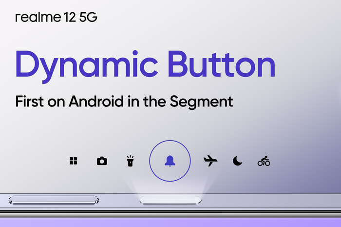 realme 12 5G menghadirkan dynamic button yang memiliki beberapa fungsi menarik