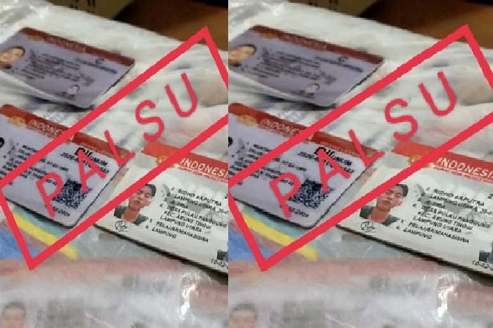Awas SIM palsu, pembuatnya di Lampung raup Rp 450 ribu sekali bikin.
