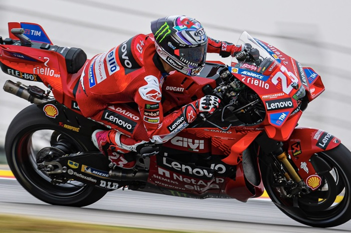 Enea Bastianini jadi pembalap tercepat di sesi Practice MotoGP Portugal 2024.