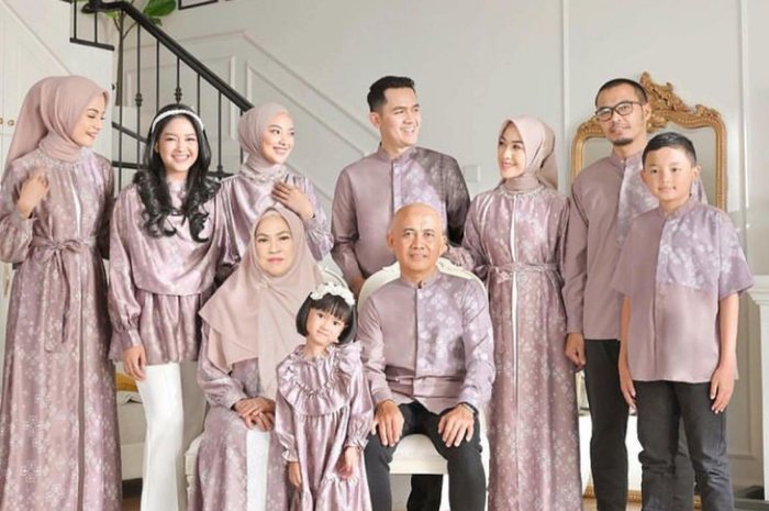 Baju lebaran 2024 warna mauve