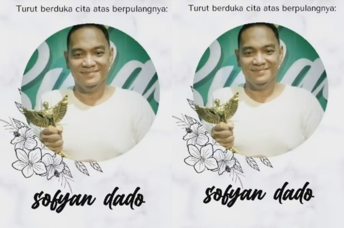 Aktor Sopyan Dado meninggal dunia.