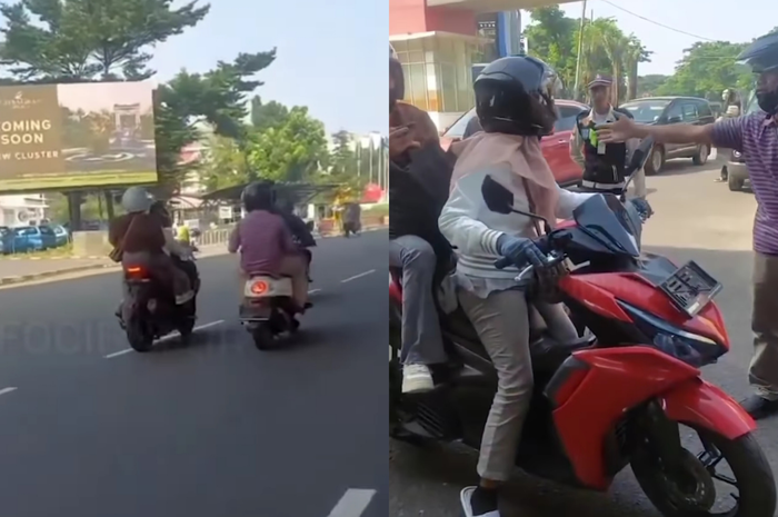Aksi perampok ngaku debt collector terjadi di Jalan Alternatif Cibubur, Jatirangga, Jatisampurna, Kota Bekasi, Jumat (29/3/2024). 