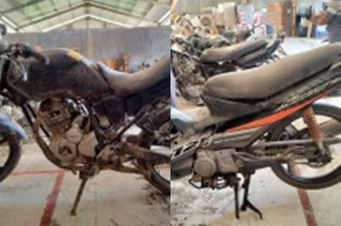1 Yamaha Scorpio dan 4 Suzuki Shogun jadi motor murah dengan harga mulai Rp 3 jutaan.