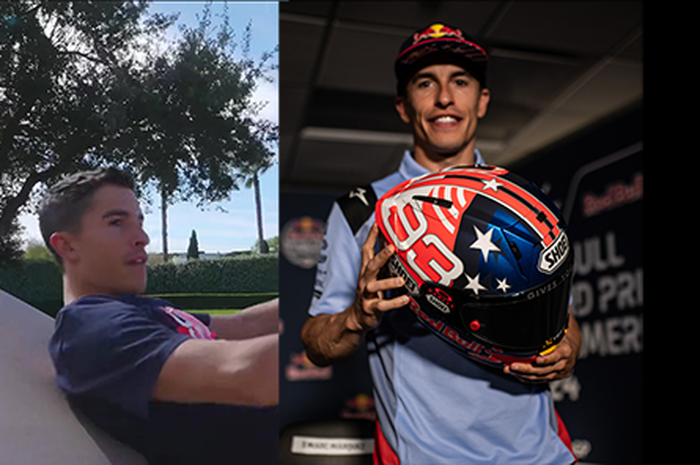 Masih suasana lebaran Marc Marquez tak ketinggalan pamer yang baru di MotoGP Amerika 2024, apa saja sih yang baru dari Marc Marquez?