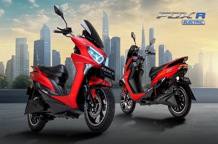 Foto ilustrasi motor listrik murah 2024 Polytron Fox-R.