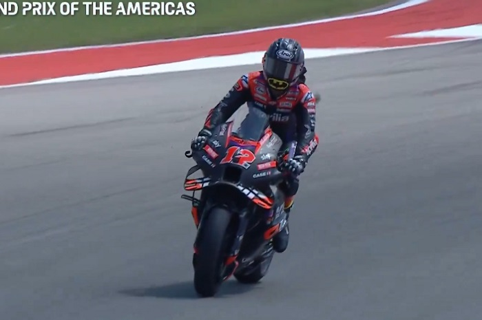 Maverick Vinales cetak sejarah di MotoGP Amerika 2024.