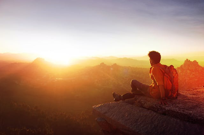 Ilustrasi golden hour