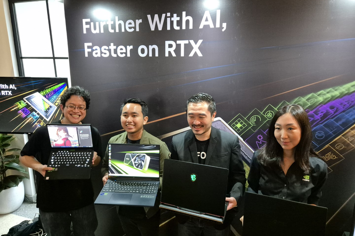 NVIDIA Indonesia pamerkan beberapa kemampuan GPU nya yang dilengkapi dengan Tensor Core untuk menjalankan program AI