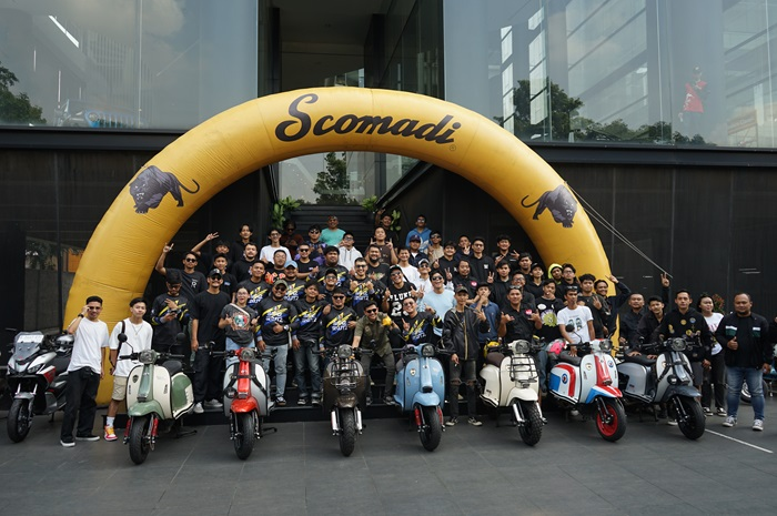 Scomadi Sunday Breakfast &amp; Ride dihadiri lebih dari 150 motor.
