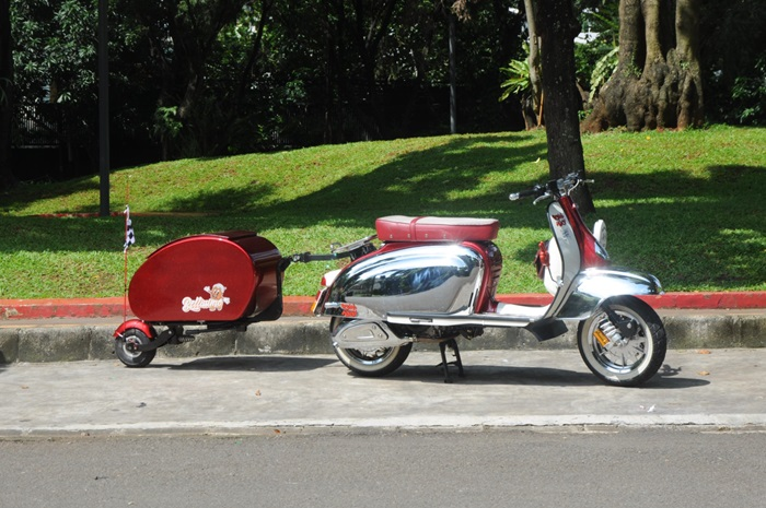 Modifikasi motor Royal Alloy TG150.
