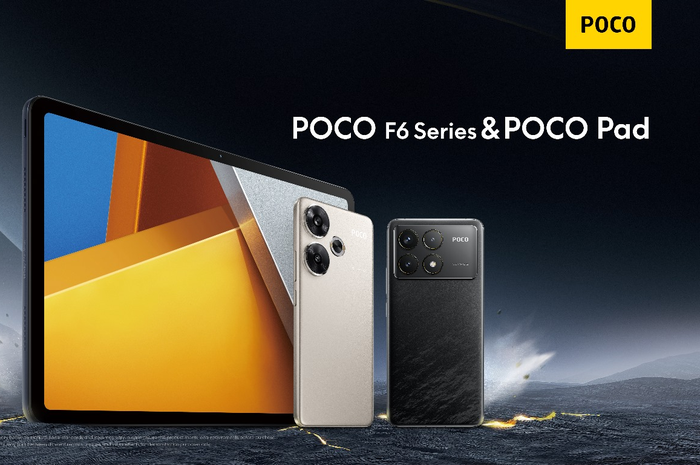 POCO menghadirkan F6 Series dan Pad di pasar global