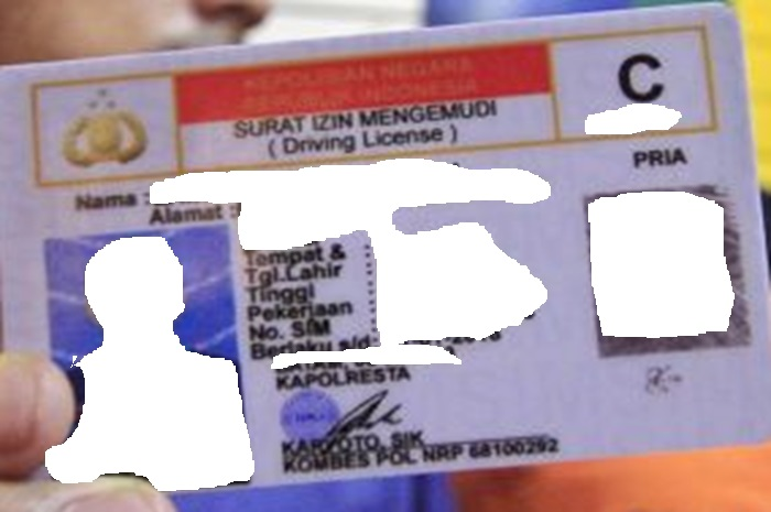 Foto ilustrasi. SIM palsu ketahuan dari polisi yang lakukan razia di Banyuwangi.