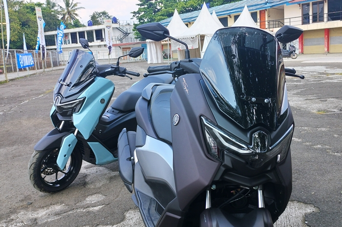 Sesi test ride Yamaha NMAX 2024 varian Turbo dan NEO