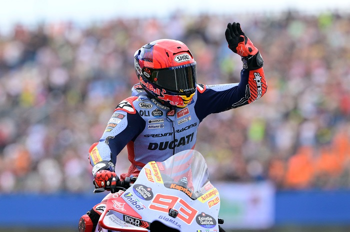 Ilustrasi Marc Marquez jelang MotoGP Jerman 2024.