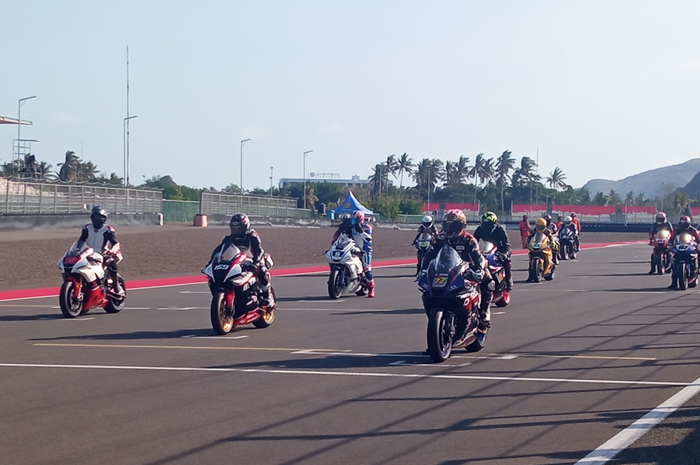 Race 1 Yamaha Sunday Race di Sirkuit Mandalika, Sabtu (20/7/2024). 