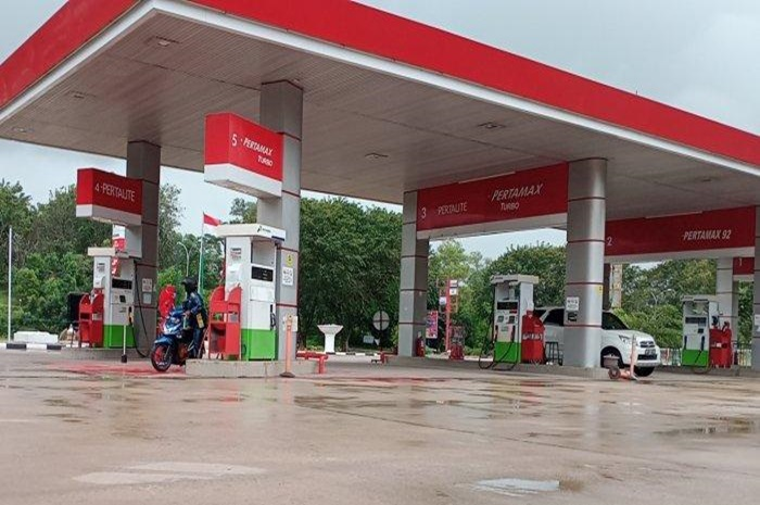 Foto ilustrasi SPBU Pertamina. Beli Pertalite pakai QR Code di Batam rencananya berlaku September 2024.