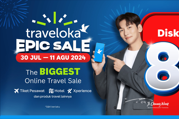 Traveloka menggandeng aktor kenamaan Korea, Ji Chang Wook dalam mengadakan online travel fair besar besaran