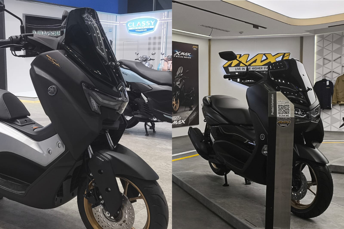 Yamaha NMAX Turbo (kiri) dan model lama (kanan), segini selisih harganya.