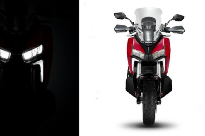 ADXTG 400 motor matic baru penantang Honda ADV desain lampu depan mirip taring binatang buas, kapasitas mesin 400cc.