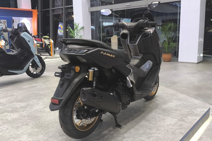 Foto ilustrasi tampilan belakang Yamaha NMAX Turbo 2024, cicilan dan DP cuma segini.