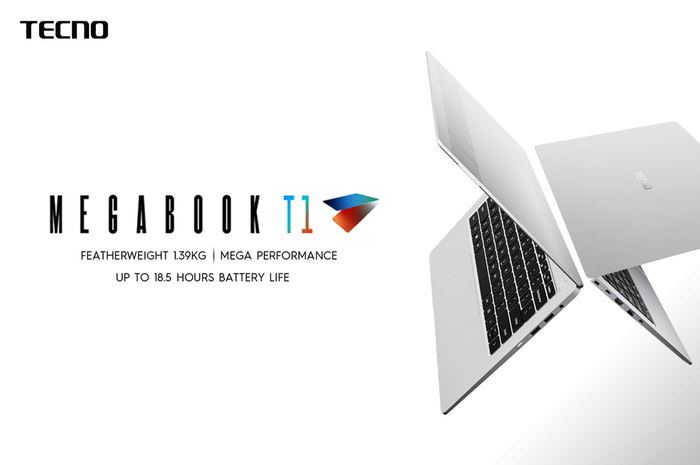 Tecno resmi menghadirkan produk laptop pertamanya di Indoneesia, Megabook T1 dengan harga 6 jutaan
