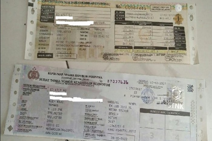 Foto ilustrasi sebagai syarat bayar pajak motor, ada diskon tunggakan di Sulawesi Selatan.