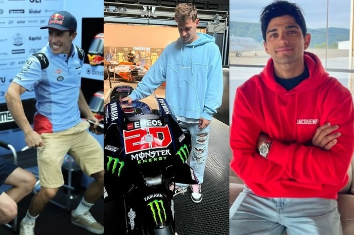 Marc Marquez, Fabio Quartararo dan Jorge Martin punya aktivitas berbeda jelang balap MotoGP Mandalika 2024.