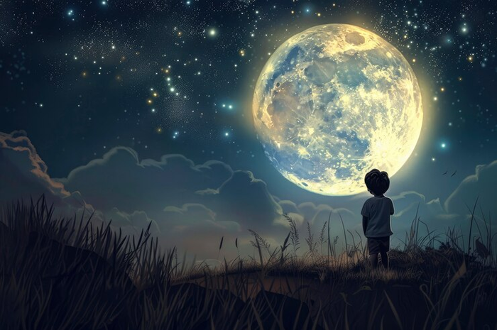 Artikel ini tentang apa yang membuat bumi dan bulan tetap berada dalam orbitnya. Semoga bermanfaat untuk pembaca sekalian (Freepik)