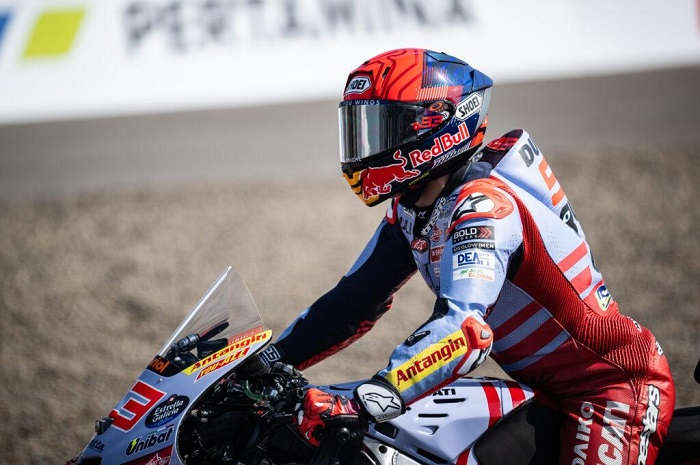 Marc Marquez di MotoGP Mandalika 2024.